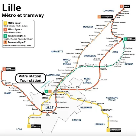 公寓 Charming Old In Old 里尔